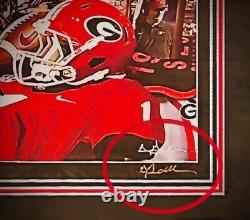 UGA Football Dawg Traditions Limited Edition #/400 and signed by Greg Gamble