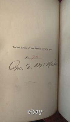 Unfrequented Paths 1903 Hardcover George McNeill Signed limited edition Rare
