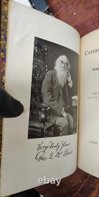 Unfrequented Paths 1903 Hardcover George McNeill Signed limited edition Rare