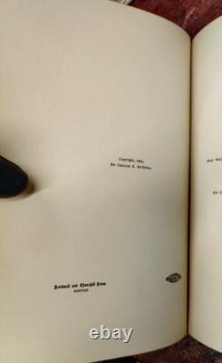 Unfrequented Paths 1903 Hardcover George McNeill Signed limited edition Rare