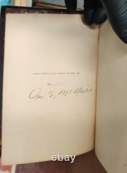 Unfrequented Paths 1903 Hardcover George McNeill Signed limited edition Rare