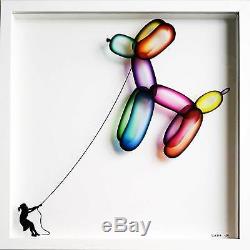 VeeBee Balloon Dog Signed Limited Edition Print on Perspex