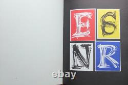 Villu Toots Calligraphical Studies, Fonts, Author's Signed Album 1976