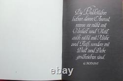 Villu Toots Calligraphical Studies, Fonts, Author's Signed Album 1976