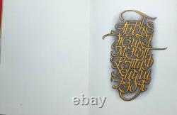 Villu Toots Calligraphical Studies, Fonts, Author's Signed Album 1976