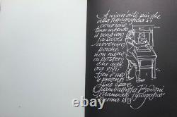 Villu Toots Calligraphical Studies, Fonts, Author's Signed Album 1976