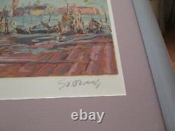 Vintage Marco Sassone Serigraph Silkscreen Signed Limited Edition Impressionist