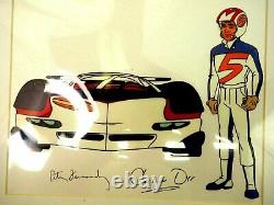 Vintage Speed Racer Limited Edition Autographed Cell signed by Hernandez & Orr