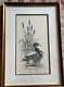 Vtg. 1976 Jon Haber Signed Limited Edition 96/500 Framed Ducks Art Print w COA