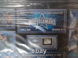 WWE Roman Reigns WrestleMania 38 Limited Edition Signed Victory Plaque 47/500