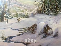 W. S Dawson Standing Silent Limited Edition Lithograph 61/500 Signed/Framed