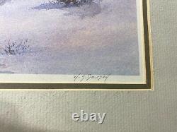 W. S Dawson Standing Silent Limited Edition Lithograph 61/500 Signed/Framed