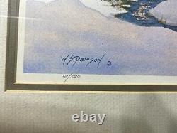W. S Dawson Standing Silent Limited Edition Lithograph 61/500 Signed/Framed