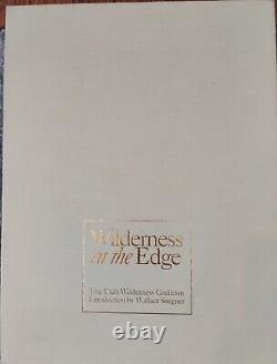 Wallace Stegner Wilderness at the Edge Signed Numbered Limited Edition