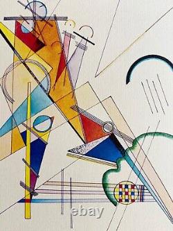 Wassily Kandinsky Lithograph 1954 COA Mourlot Original Numbered Signed Op