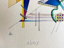 Wassily Kandinsky Lithograph 1954 COA Mourlot Original Numbered Signed Op