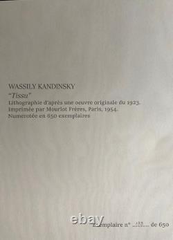 Wassily Kandinsky Lithograph 1954 COA Mourlot Original Numbered Signed Op