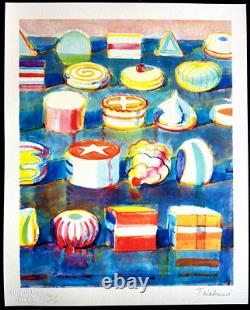 Wayne Thiebaud Lithograph COA Original Signed Numbered Limited Edition
