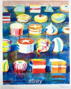 Wayne Thiebaud Lithograph COA Original Signed Numbered Limited Edition