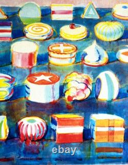 Wayne Thiebaud Lithograph COA Original Signed Numbered Limited Edition