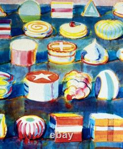 Wayne Thiebaud Lithograph COA Original Signed Numbered Limited Edition