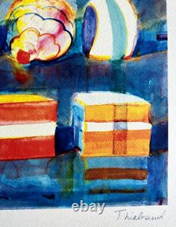 Wayne Thiebaud Lithograph COA Original Signed Numbered Limited Edition