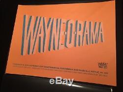 Wayne White Signed Waynorama Limited Edition Letterpress Print