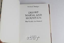 Wilfred Thesiger Signed Desert Marsh and Mountain Deluxe Limited Collins 1979