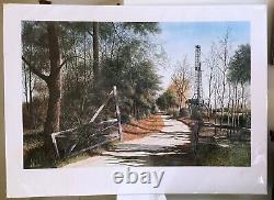 Will Hinds Print Poplarville Signed 28 x 18 Limited Edition 293/300