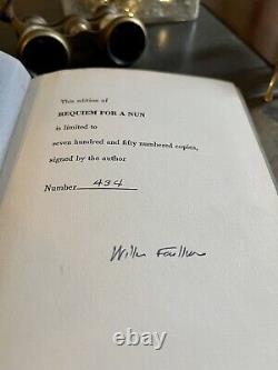 William Faulkner Signed Limited Edition Requiem for a Nun 434 of 750