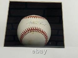 Willie Mays Litho & Autographed Baseball Limited Edition