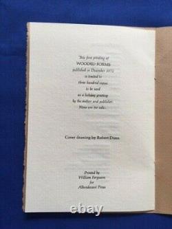 Wooded Forms Limited Edition Signed By Joyce Carol Oates