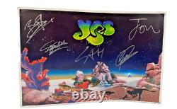 YES Band Limited Edition Tour Poster Hand Signed Autographed