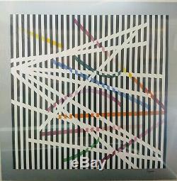 Yaacov Agam Limited Edition Signed and numbered in pencil. 109/180 Silkscreen