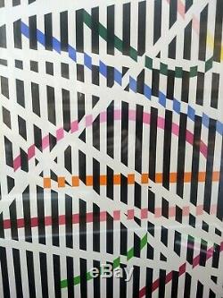 Yaacov Agam Limited Edition Signed and numbered in pencil. 109/180 Silkscreen