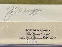 Yankee Legend Joe DiMaggio Autographed & Numbered Limited Edition Print