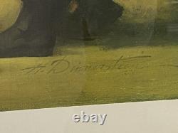 Yankee Legend Joe DiMaggio Autographed & Numbered Limited Edition Print