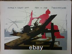 Yigal Tumarkin WAR- LITHOGRAH limited edition signed Jewish Art