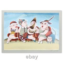 Yuval Mahler, Limited Edition Serigraph, Hand Signed and Numbered with Letter of