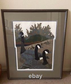 Yvonne Davis Sentinals Limited Edition 199/200 Etching Print Signed