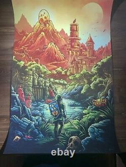 Zelda Awake The Dreamer Art Print Poster Dan Mumford Signed AP Mondo Link