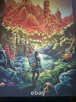 Zelda Awake The Dreamer Art Print Poster Dan Mumford Signed AP Mondo Link