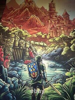 Zelda Awake The Dreamer Art Print Poster Dan Mumford Signed AP Mondo Link