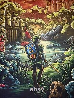 Zelda Awake The Dreamer Art Print Poster Dan Mumford Signed AP Mondo Link